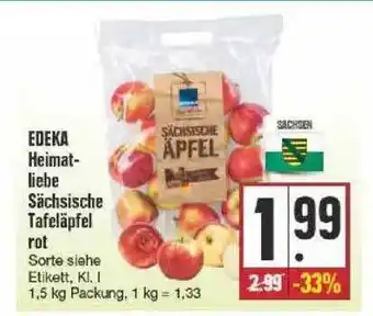 Edeka Edeka Heimatliebe Sächsische Tafeläpfel Rot Angebot