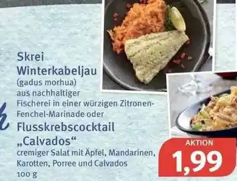 Feneberg Skrei Winterkabeljau Oder Flusskrebscocktail „calvados“ Angebot