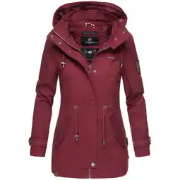 Netto Marken-Discount MARIKOO Damen Moderner Outdoorjacke Übergangsparka aus Baumwolle mit Kapuze Nyokoo Angebot