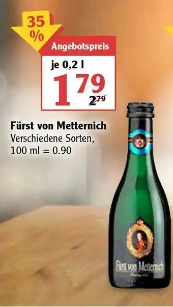 Globus Fürst Von Metternich Angebot