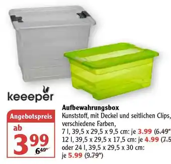 Globus Keeeper Aufbewahrungsbox Angebot