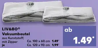 Kaufland LIV&BO Vakuumbeutel je Ca. 100 x 60 cm Angebot