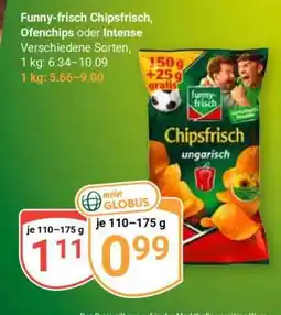 Globus Funny-frisch Chipsfrisch, Ofenchips oder Intense Angebot