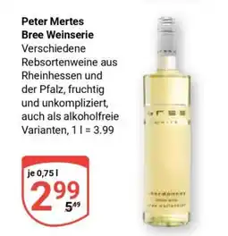 Globus Peter Mertes Bree Weinserie Angebot