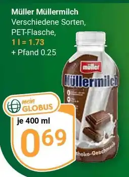 Globus MÜLLER Müllermilch Angebot