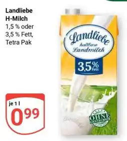 Globus LANDLIEBE H-Milch Angebot