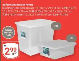 Globus Aufbewahrungsbox Formo Angebot
