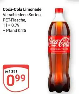 Globus Coca-Cola Limonade Angebot