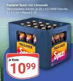 Globus Paulaner Spezi oder Limonade Angebot