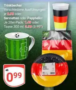 Globus Trinkbecher Angebot