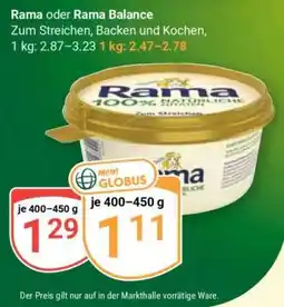 Globus Rama oder Rama Balance Angebot
