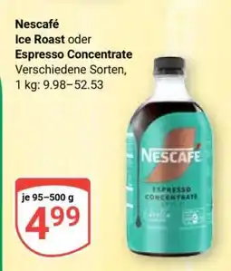 Globus Nescafé Ice Roast oder Espresso Concentrate Angebot