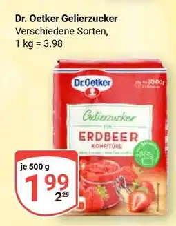 Globus Dr. Oetker Gelierzucker Angebot