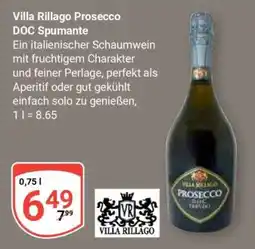 Globus Villa Rillago Prosecco DOC Spumante Angebot
