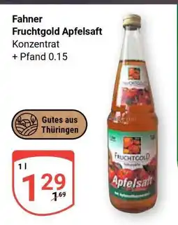 Globus Fahner Fruchtgold Apfelsaft Angebot