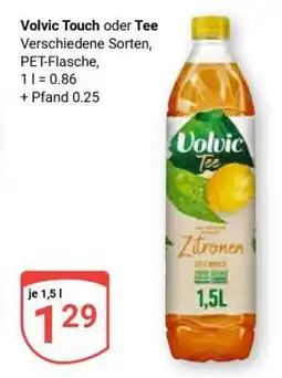 Globus VOLVIC Touch oder Tee Angebot