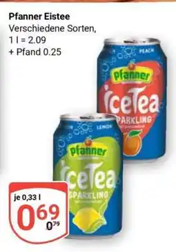 Globus Pfanner Eistee Angebot