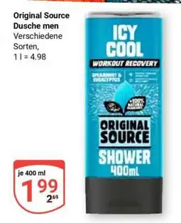 Globus Original Source Dusche men Angebot