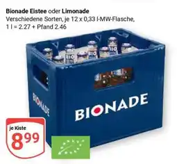 Globus Bionade Eistee oder Limonade Angebot