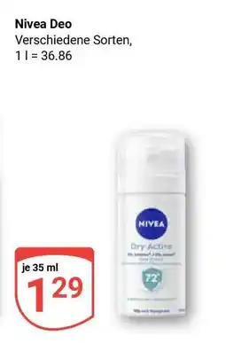 Globus Nivea Deo Angebot
