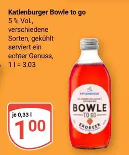 Globus Katlenburger Bowle to go Angebot