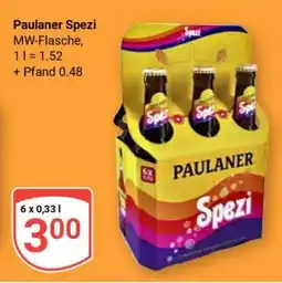 Globus Paulaner Spezi Angebot