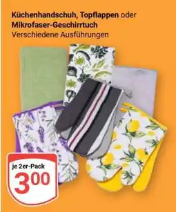 Globus Küchenhandschuh, Topflappen oder Mikrofaser-Geschirrtuch Angebot
