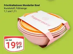 Globus Frischhaltedosen Wonderlier Bowl Angebot