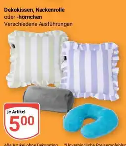Globus Dekokissen, Nackenrolle oder -hörnchen Angebot