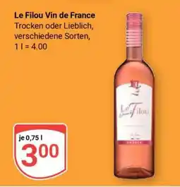 Globus Le Filou Vin de France Angebot