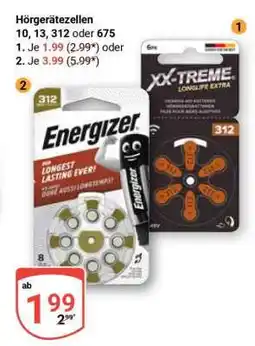 Globus Hörgerätezellen 10, 13, 312 oder 675 Angebot