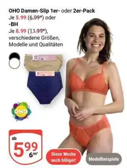 Globus OHO Damen-Slip 1er- oder 2er-Pack Angebot