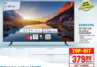 METRO Samsung 50" UHD LED Fernseher GU50TU6979 Angebot