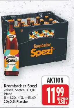 E-Center Krombacher spezi Angebot