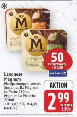 E-Center Langnese magnum Angebot
