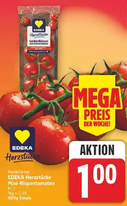 E-Center Edeka herzstücke mini-rispentomaten Angebot
