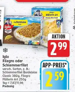 E-Center Iglo filegro bordelaise classic Angebot