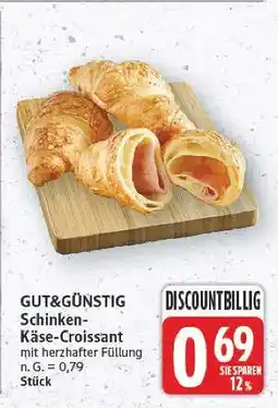 E-Center Gut&günstig schinken-käse-croissant Angebot