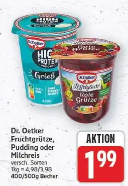 E-Center Dr. oetker fruchtgrütze Angebot