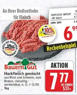 E-Center Bauern gut hackfleisch gemischt Angebot