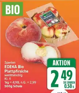 E-Center Edeka bio plattpfirsiche Angebot