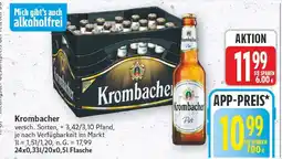 E-Center Krombacher pils Angebot