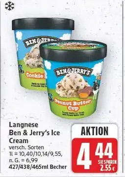 E-Center Ben & jerry's peanut butter cup Angebot