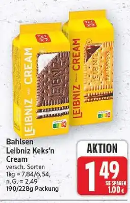 E-Center Bahlsen leibniz keks’n cream Angebot