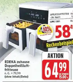 E-Center Edeka zuhause doppelheißluftfritteuse Angebot