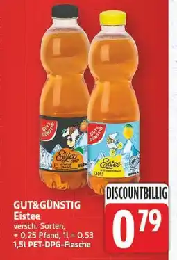 E-Center Gut&günstig eistee zitrone Angebot