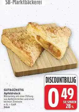 E-Center Gut&günstig apfeldreieck Angebot