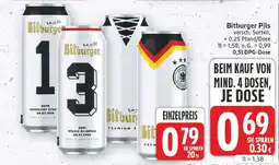 E-Center Bitburger pils Angebot
