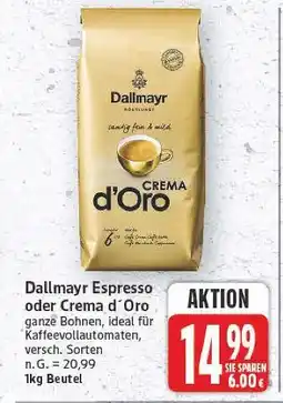 E-Center Dallmayr espresso Angebot