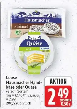 E-Center Loose hausmacher handkäse Angebot